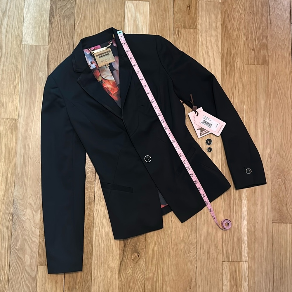 Ted baker core black suit jacket women
